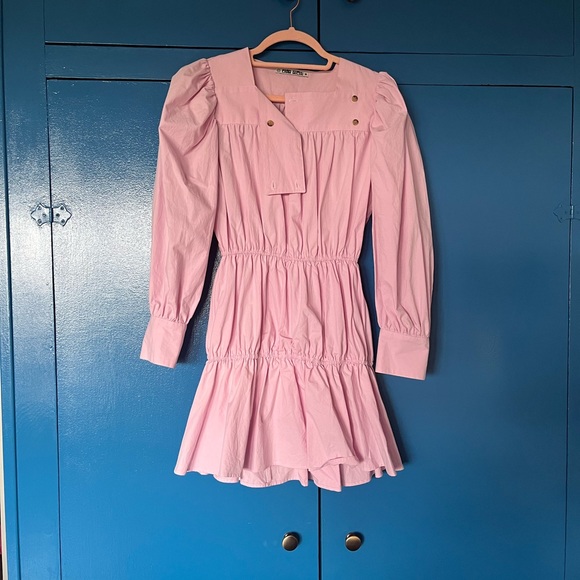 CIAO LUCIA SMOCKED SAILOR DRESS XS - Picture 2 of 3